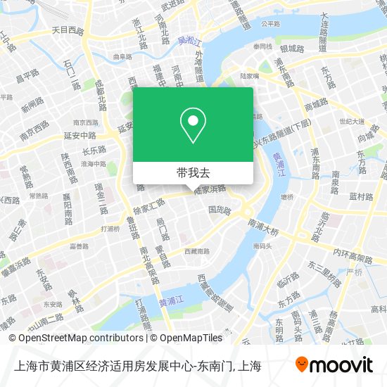 上海市黄浦区经济适用房发展中心-东南门地图