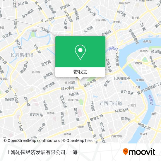 上海沁园经济发展有限公司地图