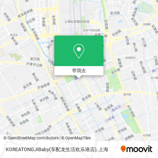 KOREATONGJIBaby(车配龙生活欢乐港店)地图