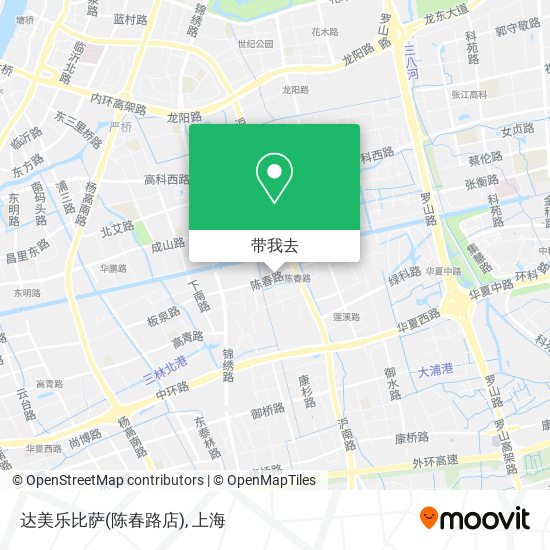 达美乐比萨(陈春路店)地图