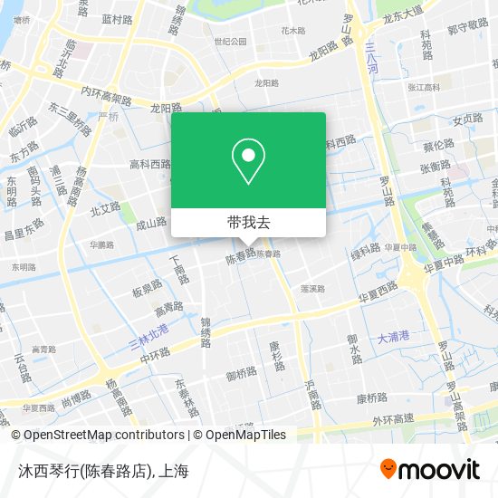 沐西琴行(陈春路店)地图