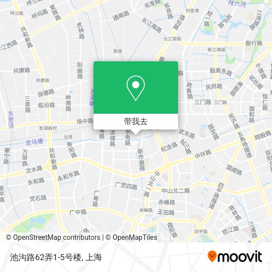 池沟路62弄1-5号楼地图