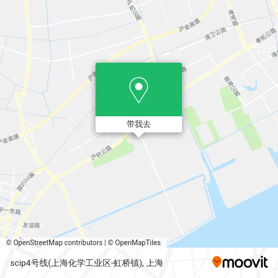 scip4号线(上海化学工业区-虹桥镇)地图