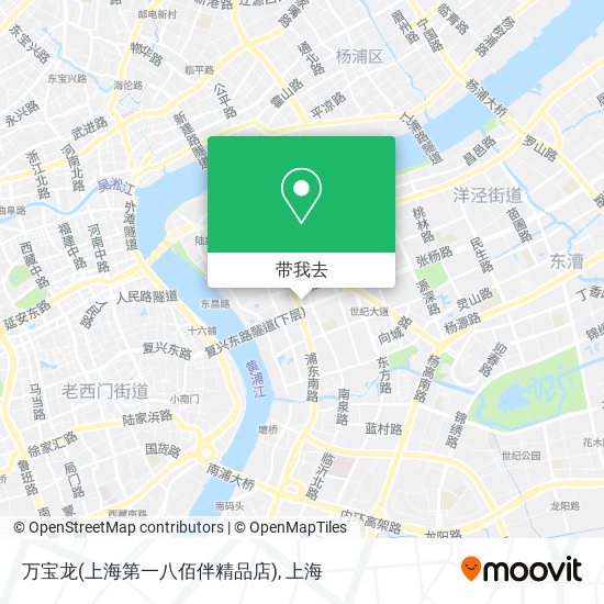 万宝龙(上海第一八佰伴精品店)地图