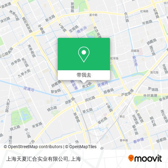 上海天夏汇合实业有限公司地图