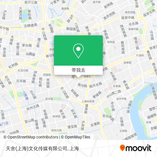 天舍(上海)文化传媒有限公司地图