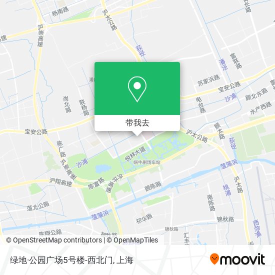 绿地·公园广场5号楼-西北门地图