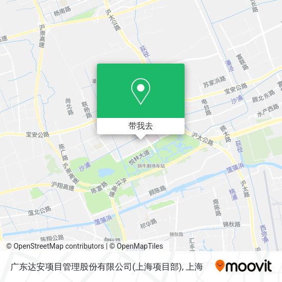 广东达安项目管理股份有限公司(上海项目部)地图