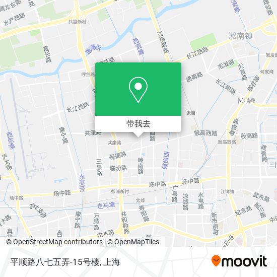 平顺路八七五弄-15号楼地图