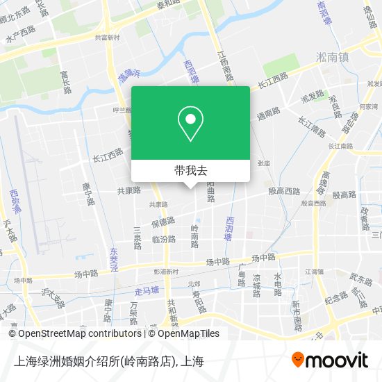 上海绿洲婚姻介绍所(岭南路店)地图
