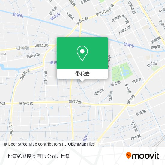 上海富域模具有限公司地图