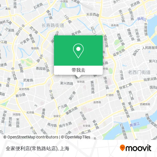 全家便利店(常熟路站店)地图