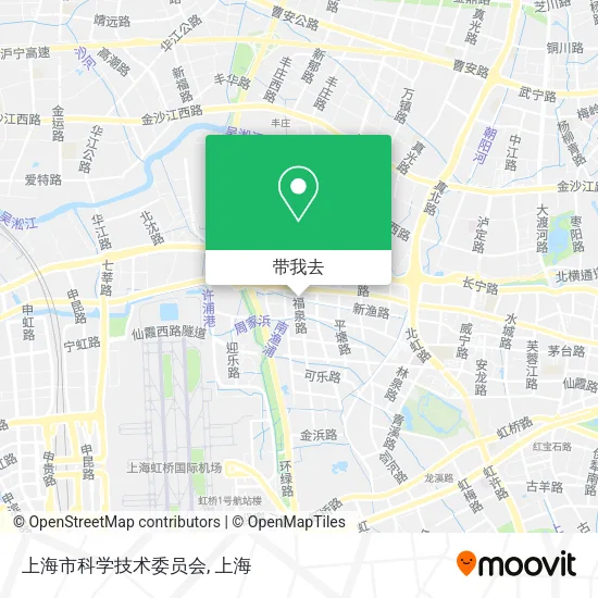 上海市科学技术委员会地图