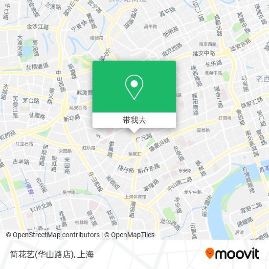 简花艺(华山路店)地图