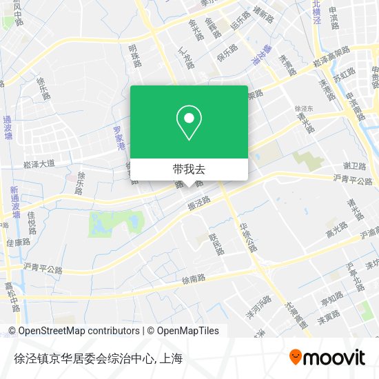 徐泾镇京华居委会综治中心地图