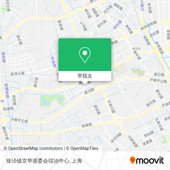 徐泾镇京华居委会综治中心地图