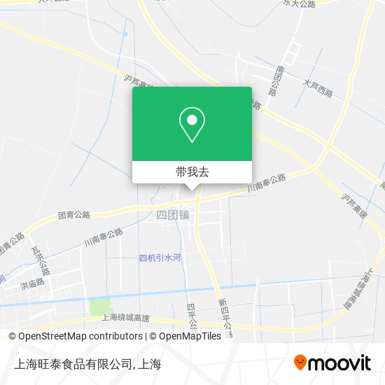 上海旺泰食品有限公司地图