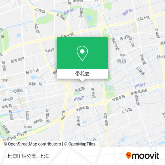 上海旺辰公寓地图