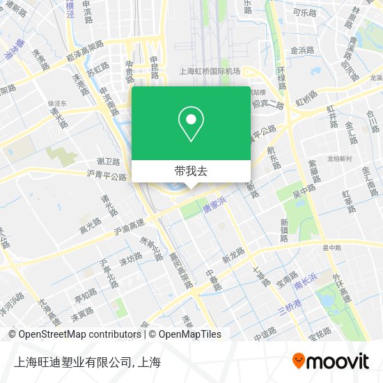 上海旺迪塑业有限公司地图