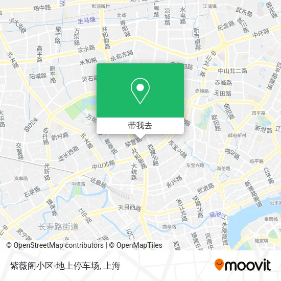 紫薇阁小区-地上停车场地图