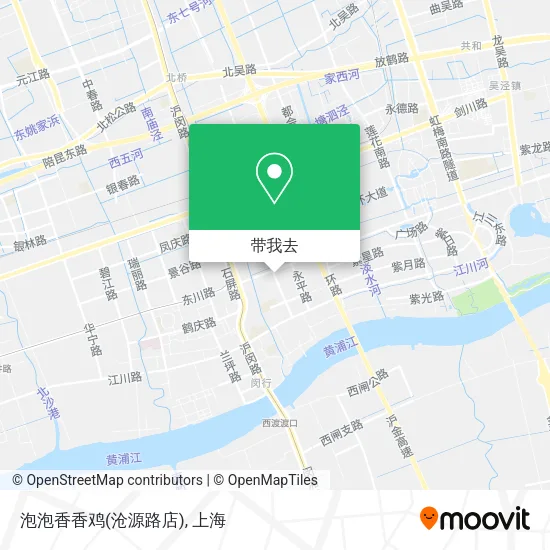 泡泡香香鸡(沧源路店)地图