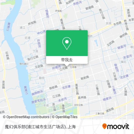 魔幻俱乐部(浦江城市生活广场店)地图