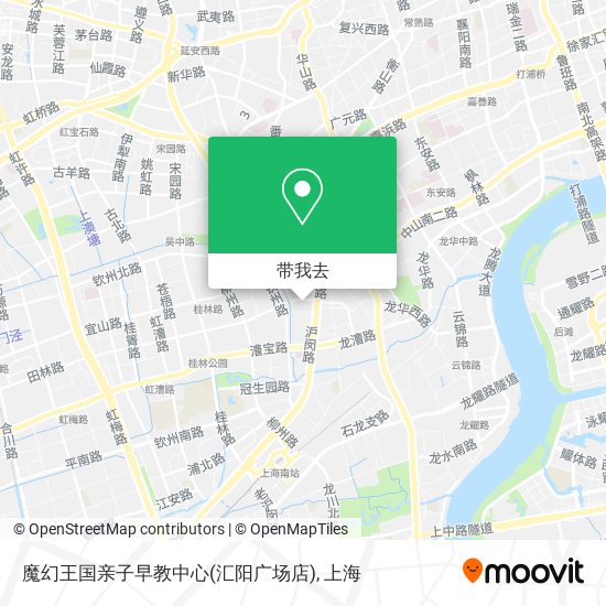 魔幻王国亲子早教中心(汇阳广场店)地图