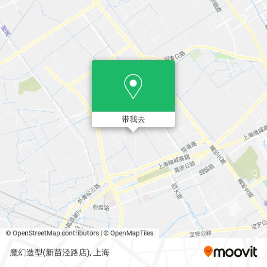魔幻造型(新苗泾路店)地图