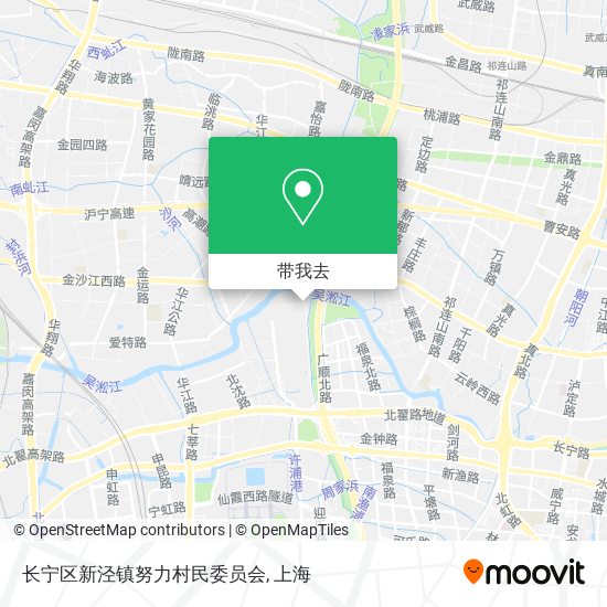 长宁区新泾镇努力村民委员会地图