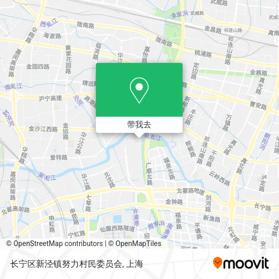 长宁区新泾镇努力村民委员会地图