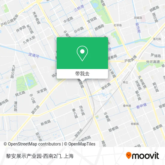 黎安展示产业园-西南2门地图