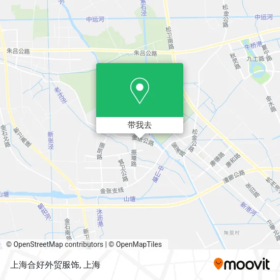 上海合好外贸服饰地图