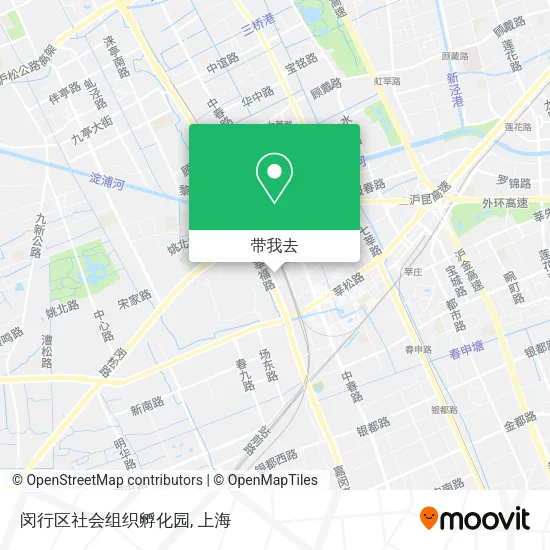 闵行区社会组织孵化园地图