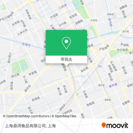 上海鼎润食品有限公司地图