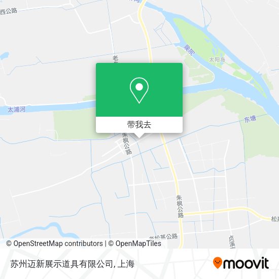 苏州迈新展示道具有限公司地图