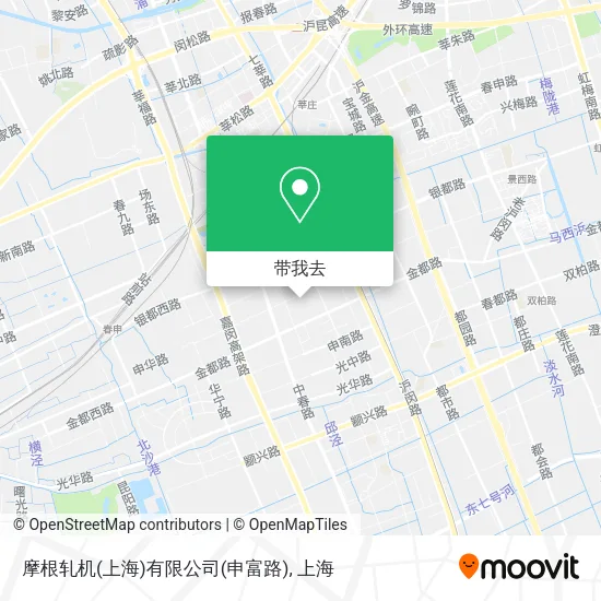 摩根轧机(上海)有限公司(申富路)地图