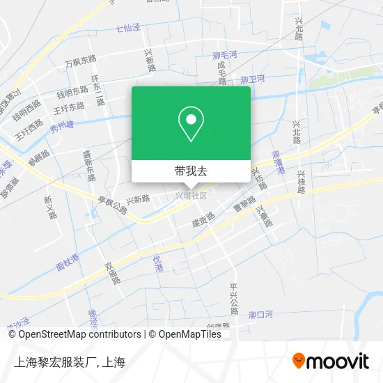 上海黎宏服装厂地图
