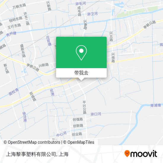 上海黎事塑料有限公司地图