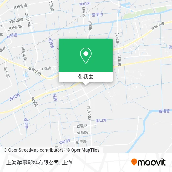 上海黎事塑料有限公司地图