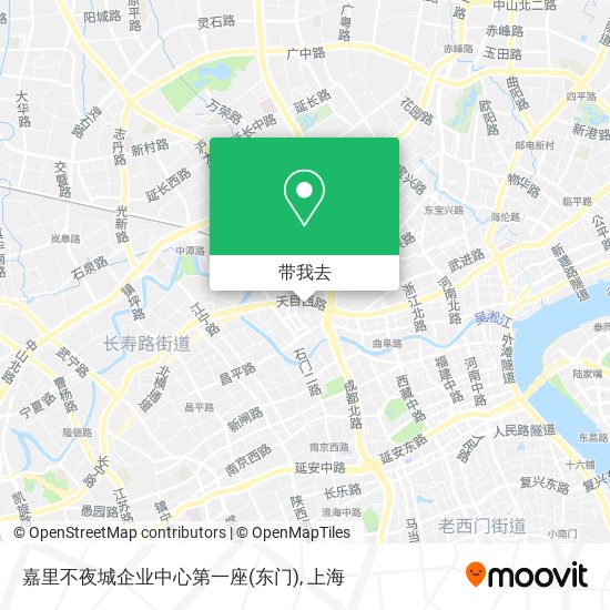 嘉里不夜城企业中心第一座(东门)地图