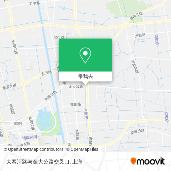 大寨河路与金大公路交叉口地图
