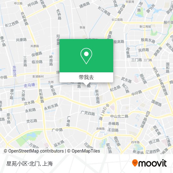 星苑小区-北门地图