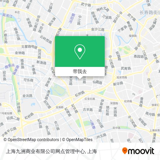 上海九洲商业有限公司网点管理中心地图
