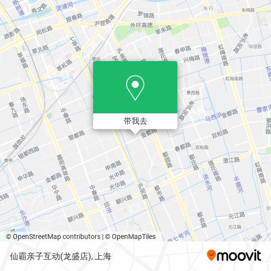 仙霸亲子互动(龙盛店)地图