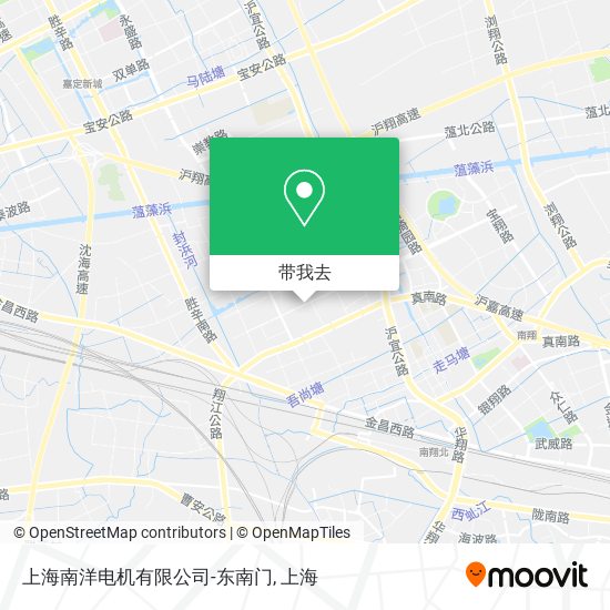 上海南洋电机有限公司-东南门地图