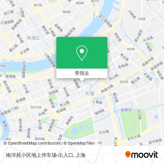 南洋苑小区地上停车场-出入口地图