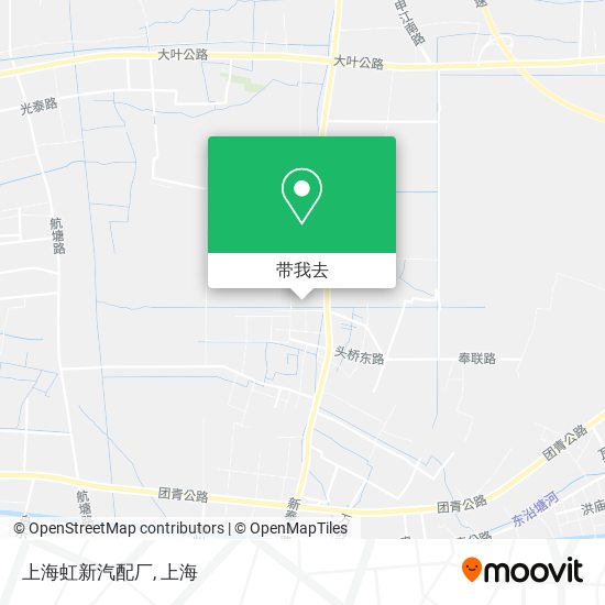 上海虹新汽配厂地图
