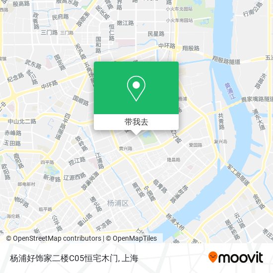 杨浦好饰家二楼C05恒宅木门地图