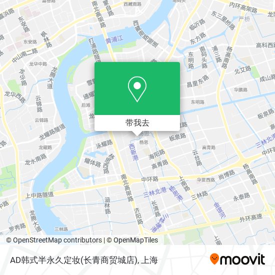 AD韩式半永久定妆(长青商贸城店)地图