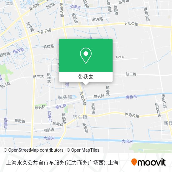 上海永久公共自行车服务(汇力商务广场西)地图